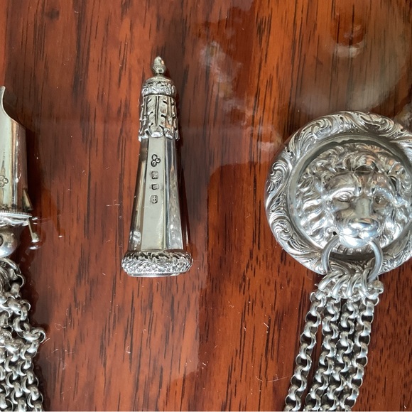 ANTIQUE STERLING SILVER 1871 KINGS ROYAL WHISTLE
